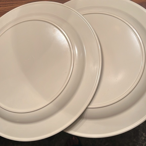 TWO LARGE THRESHOLD MELAMINE SERVING PLATTERS ! - Picture 7 of 8